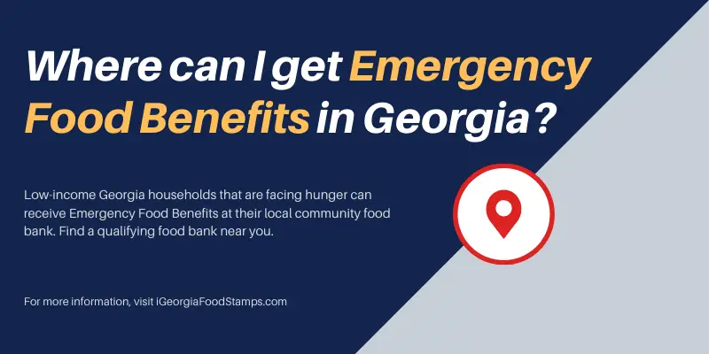 Food Banks in Conyers GA Locations Georgia Food Stamps Help