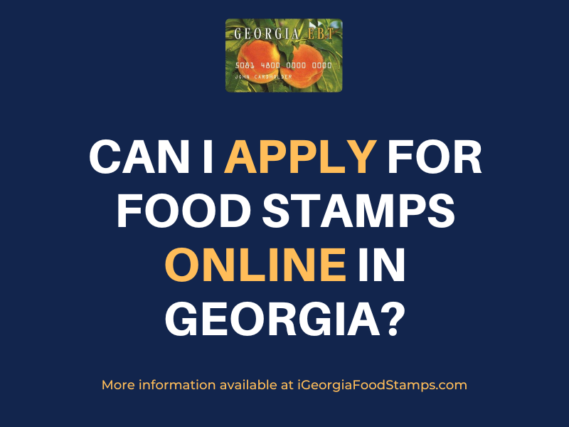 ga food stamps application online