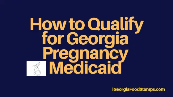 Georgia Pregnancy Medicaid Eligibility - Georgia Food Stamps Help