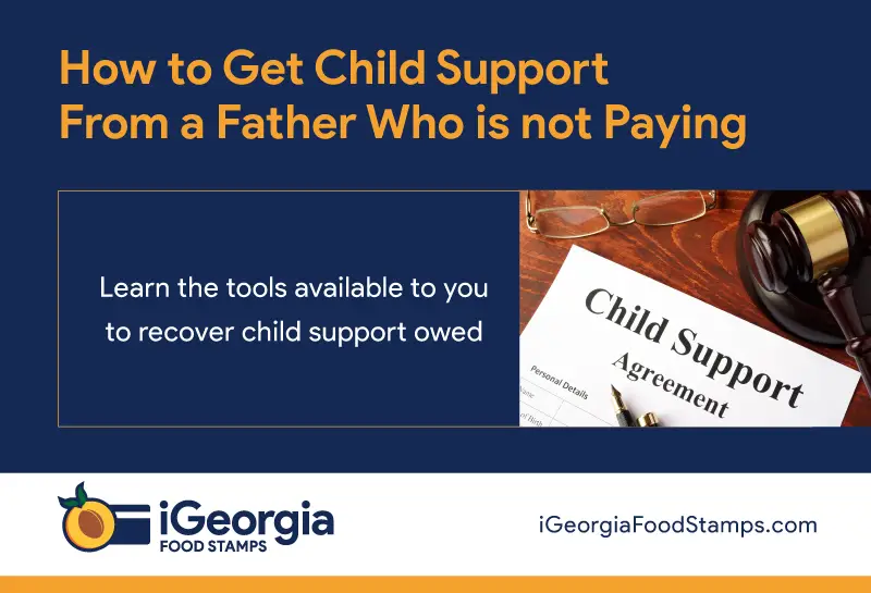 dad not paying child support