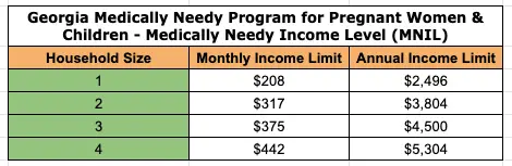 Georgia Pregnancy Medicaid Eligibility - Georgia Food Stamps Help