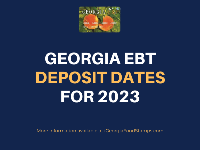 EBT Deposit Dates for 2024 Food Stamps Help