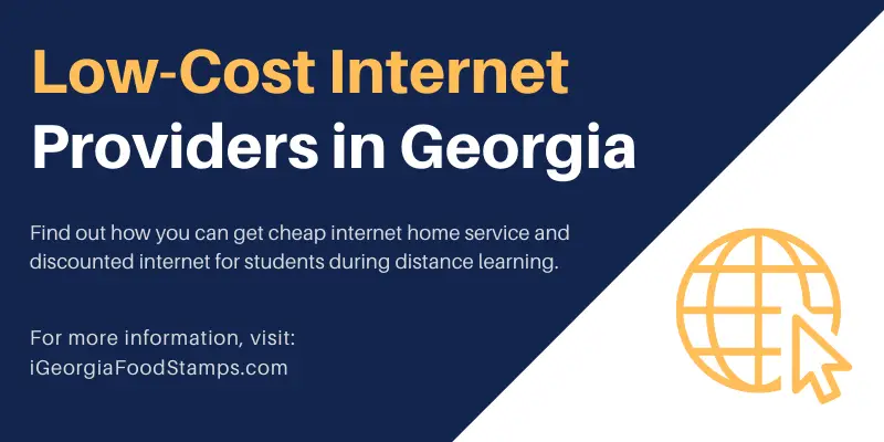 Low-Cost Internet Providers In Georgia - Georgia Food Stamps Help