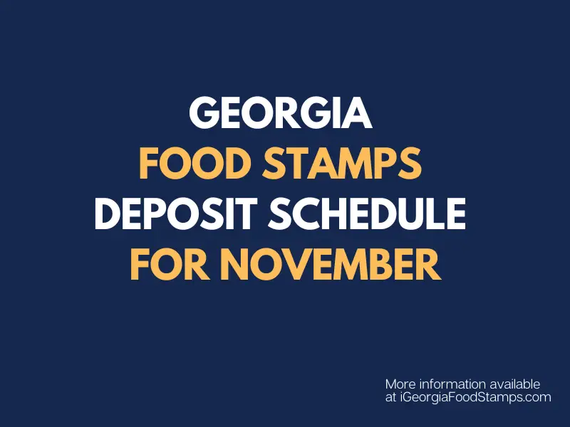 SNAP Payment Schedule for November 2022 Food Stamps Help