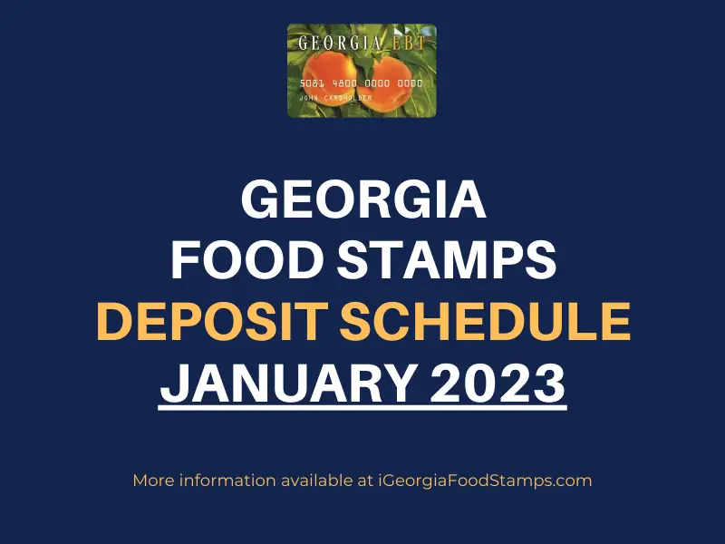 SNAP Payment Schedule for January 2023 Food Stamps Help
