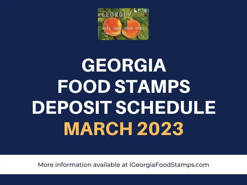 SNAP Payment Schedule for March 2023 Food Stamps Help