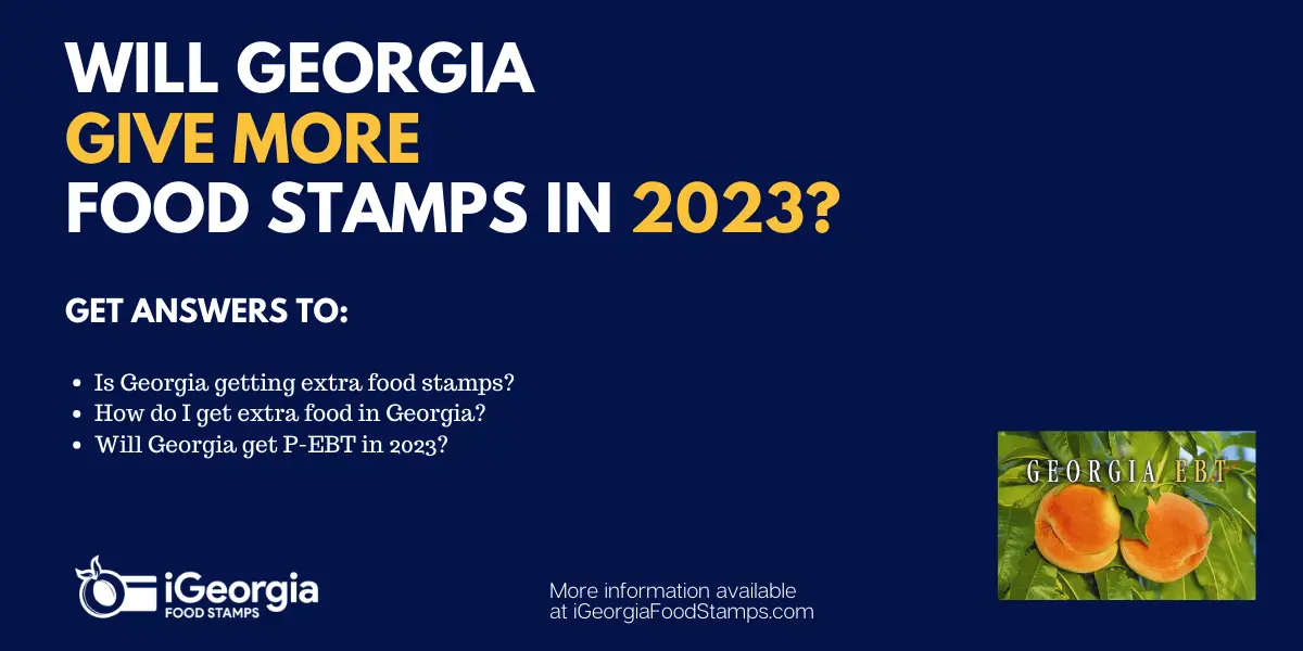 Will Georgia Give More Food Stamps In 2024? - Georgia Food Stamps Help