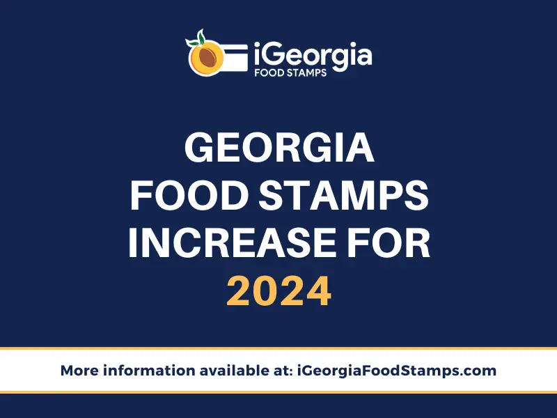 2024 Georgia Food Stamps Increase