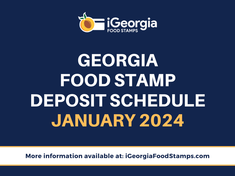SNAP Payment Schedule for January 2024 Food Stamps Help